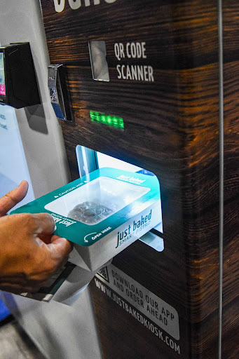 Just Baked Kiosk with Volanté Pay 'badge pay' technology
